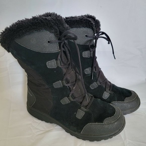 Columbia Women Black 01831 Waterproof Insolation Winter Boots‎ Size 10